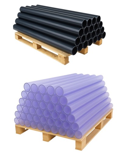 Pvc rohr stange - 1m,